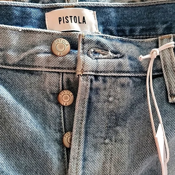 NWT PISTOLA NOVA HIGH RISE JEAN SHORTS Sz 32 - Picture 6 of 7